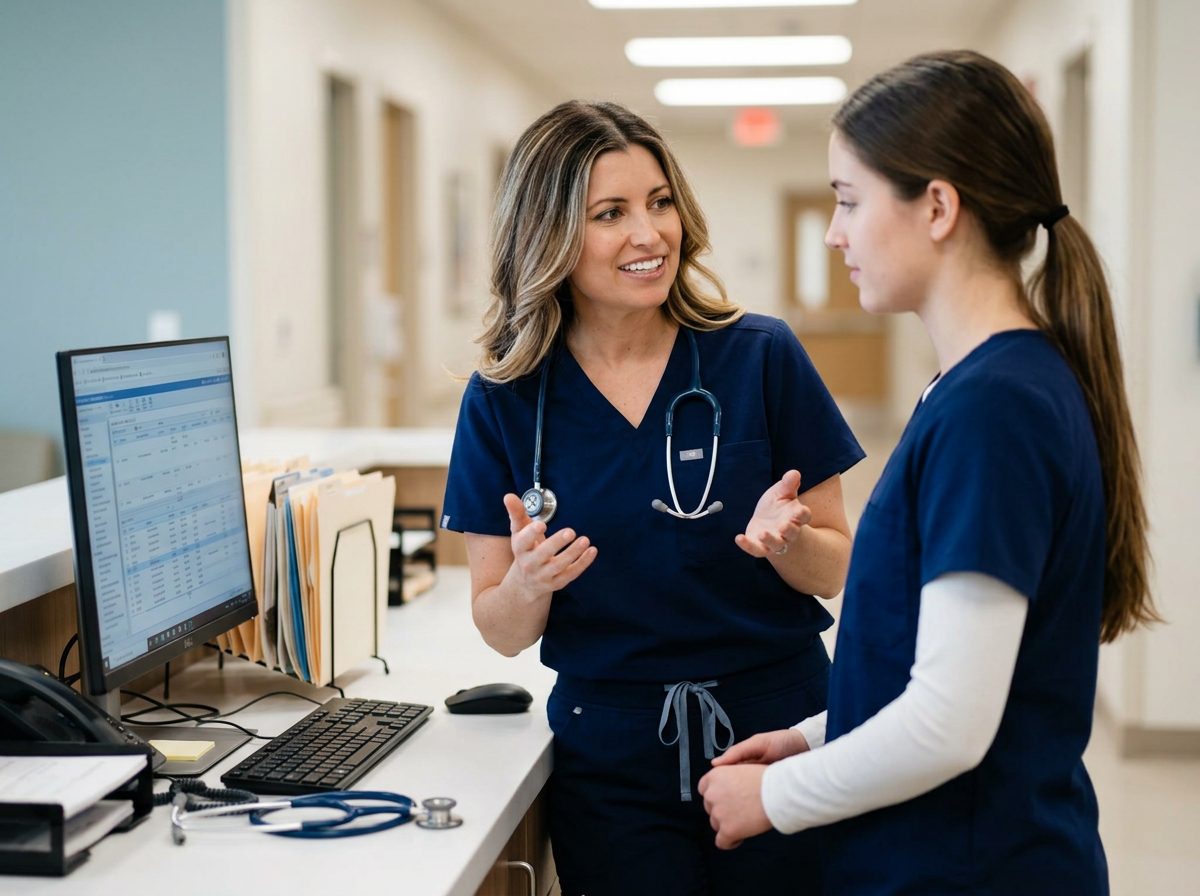 Nurse career mentorship conversation