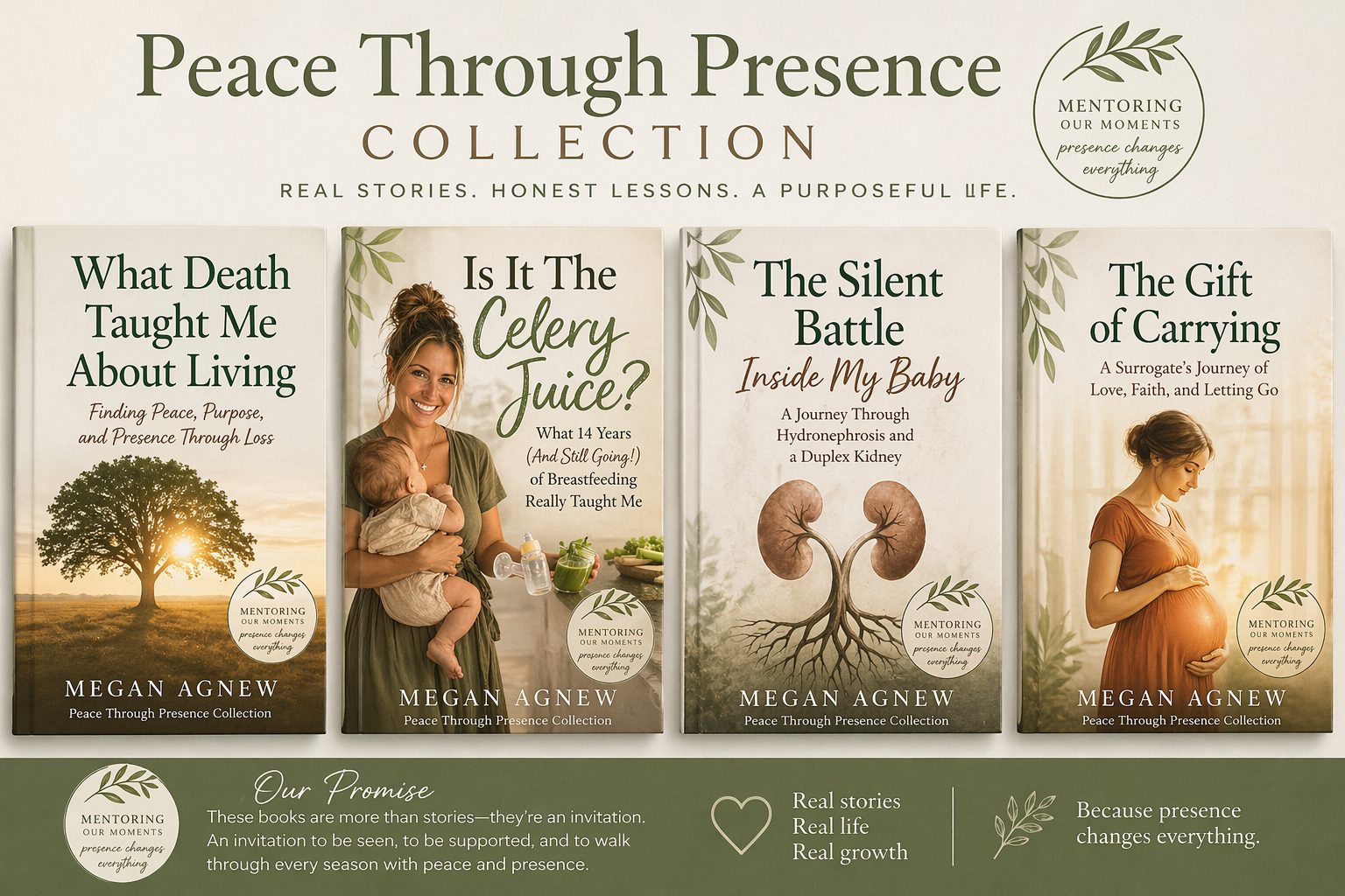 Peace Through Presence Collection — four books by Megan Agnew